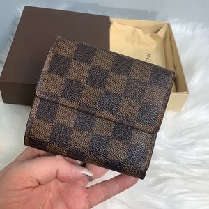 2008 authentic Louis Vuitton Elise compact wallet with box and dustbag